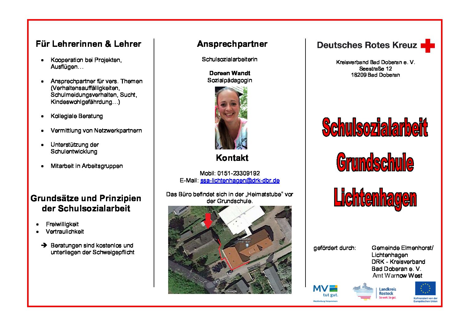 Schulsozialarbeit – Grundschule Lichtenhagen